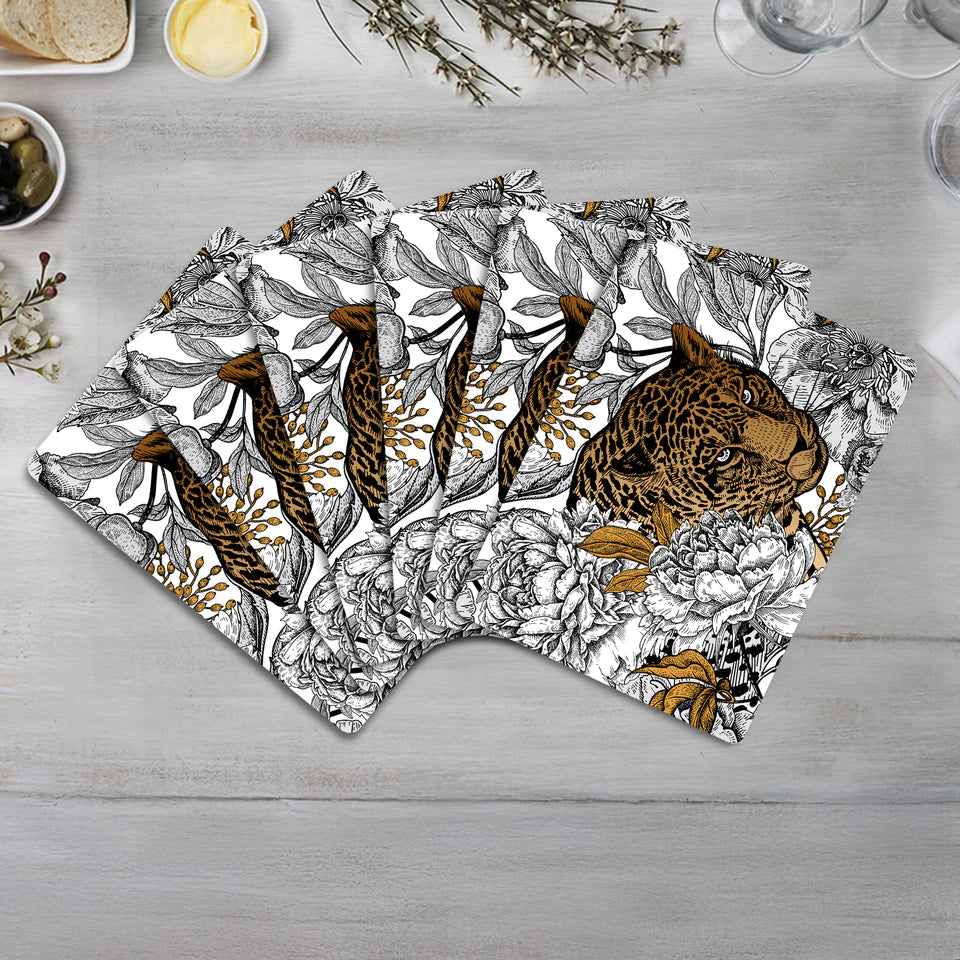 Wild Majesty Wooden Dining Table Mat