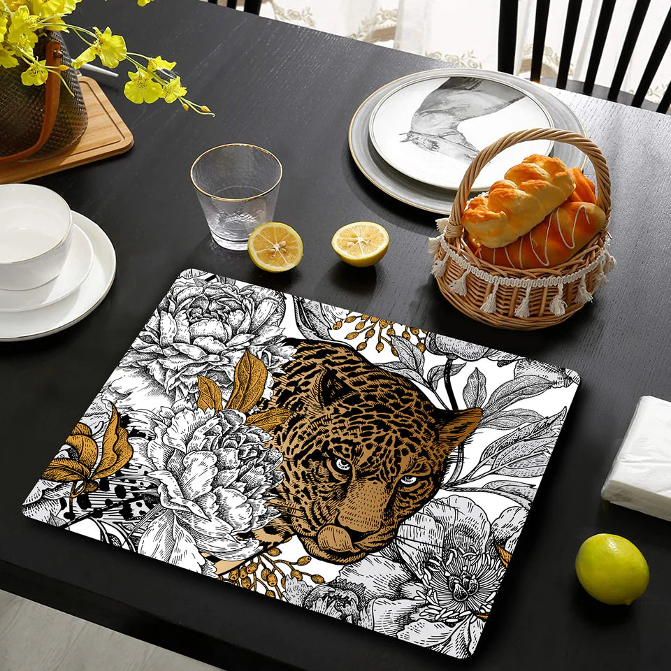 Wild Majesty Wooden Dining Table Mat