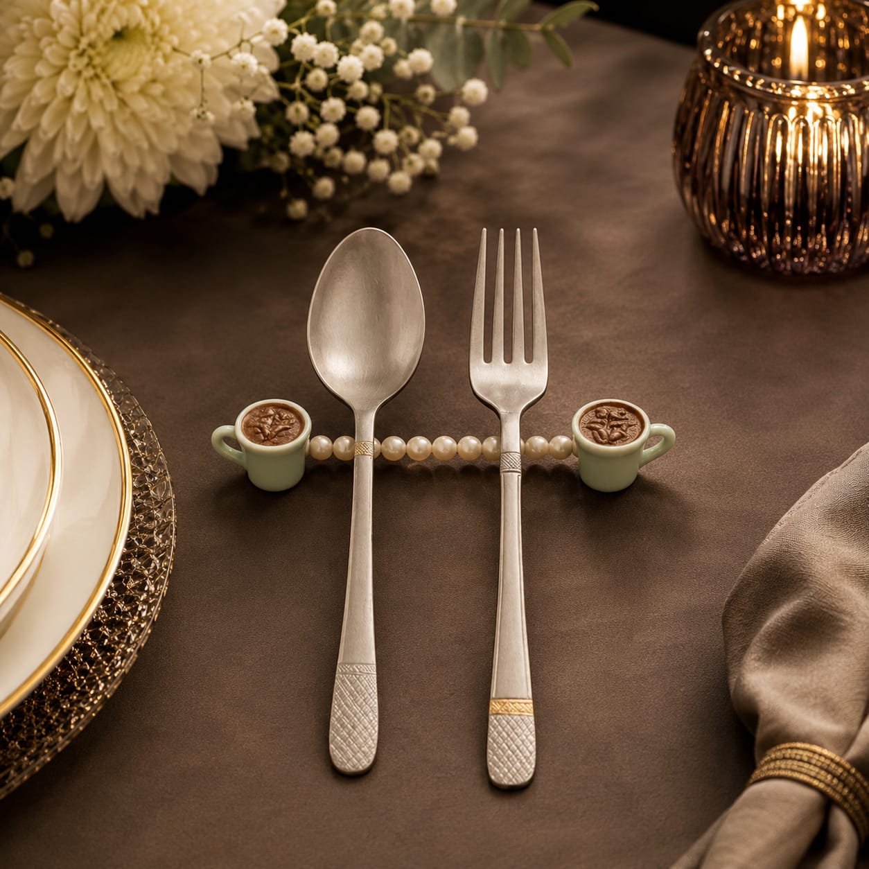 Mini Mocha Cutlery Rests