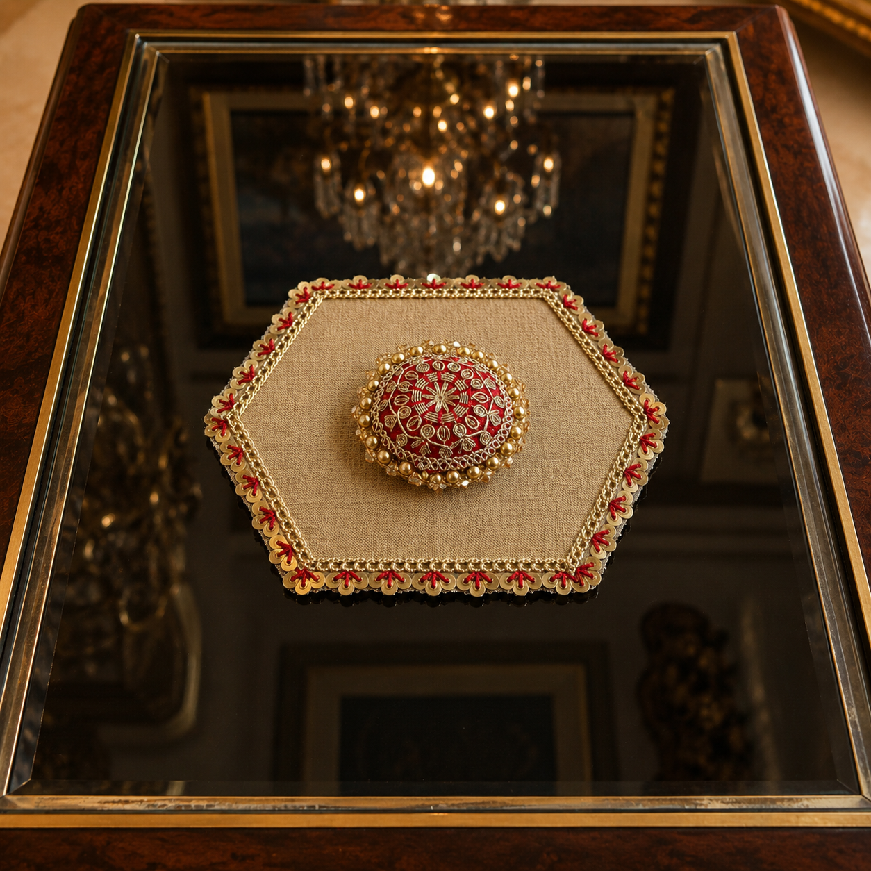 Rajsi Jewel Glass Lid