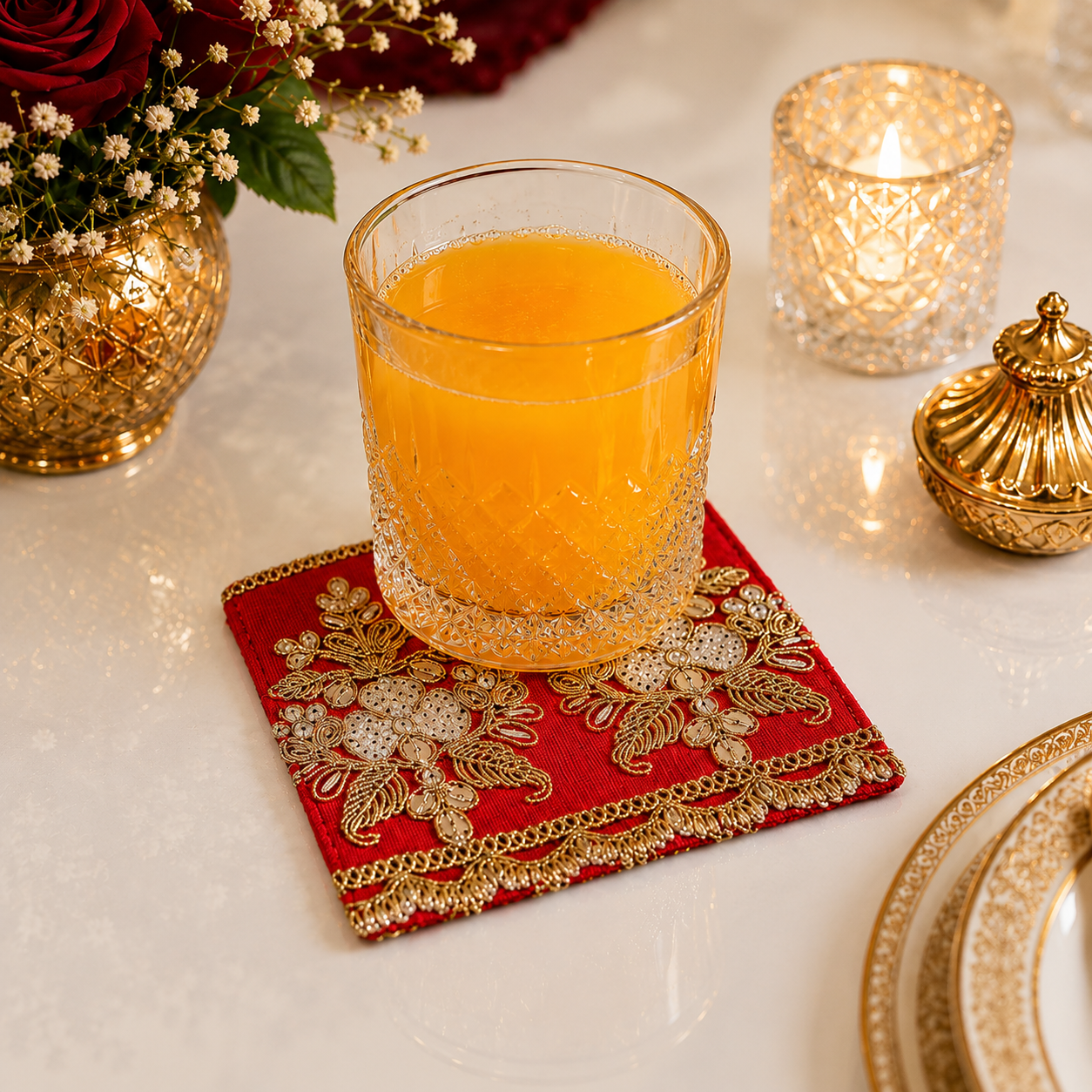 Ruby Regal Coasters