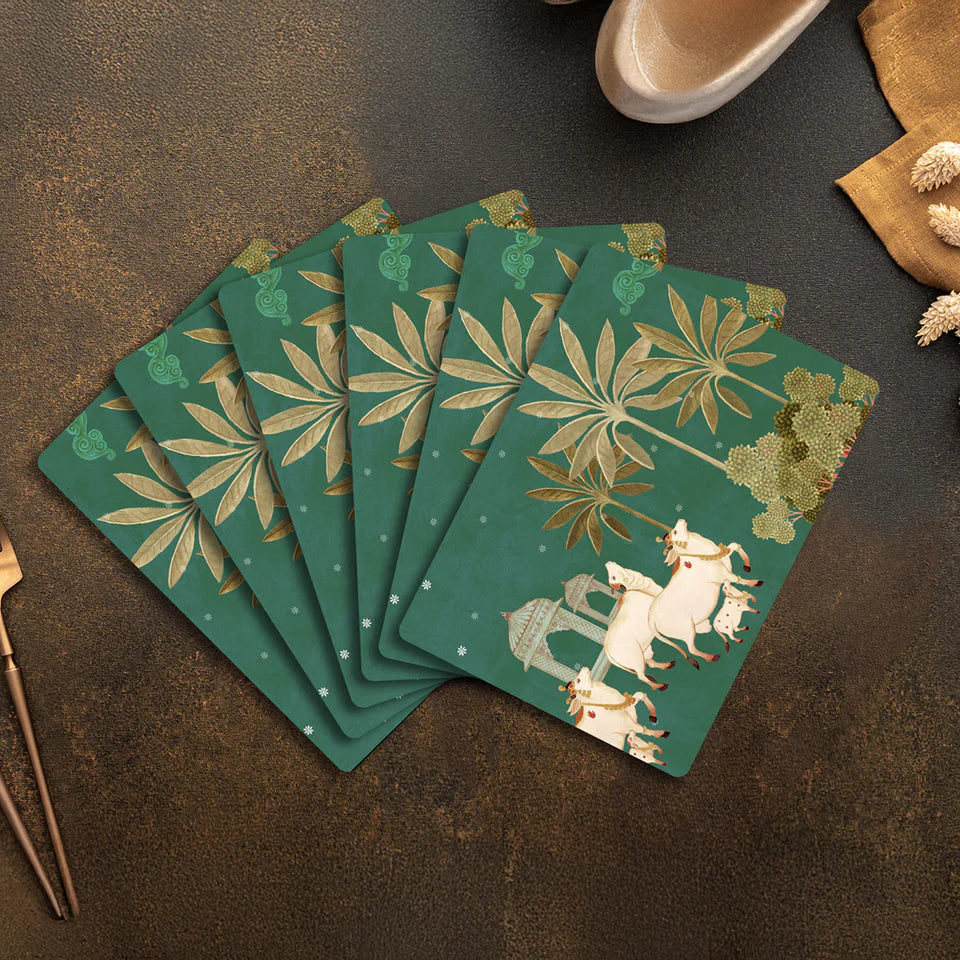 Bovine Bliss Wooden Dining Table Mat