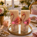 Blush Flamingo Couture Candle