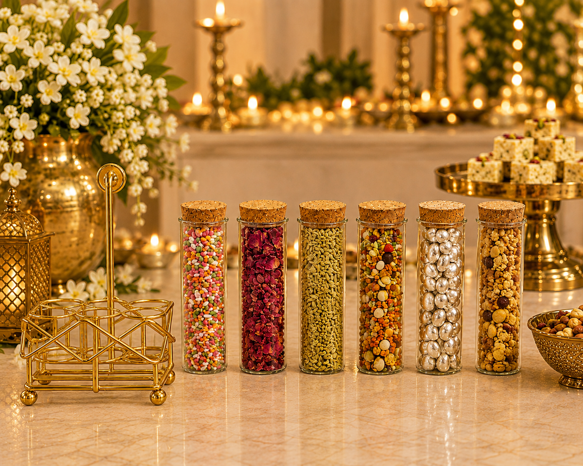 Luxe Test Tube Condiment Stand Set