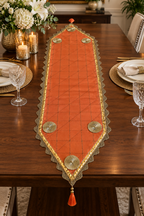 Tangerine Trellis Table Runner