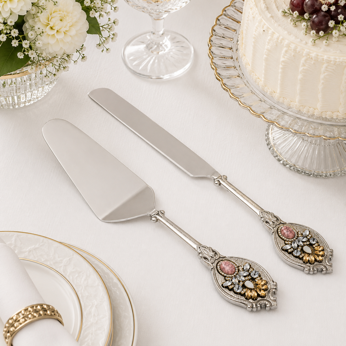 JADAU CAKE SERVING SPOONS