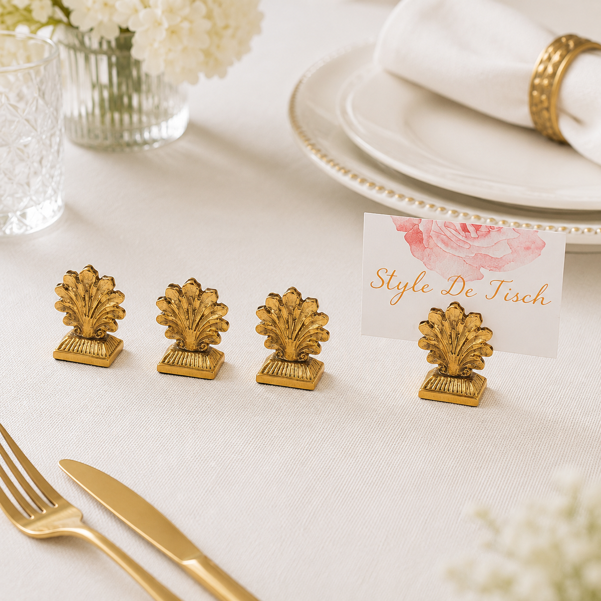 Imperial Crest Place Card Holder