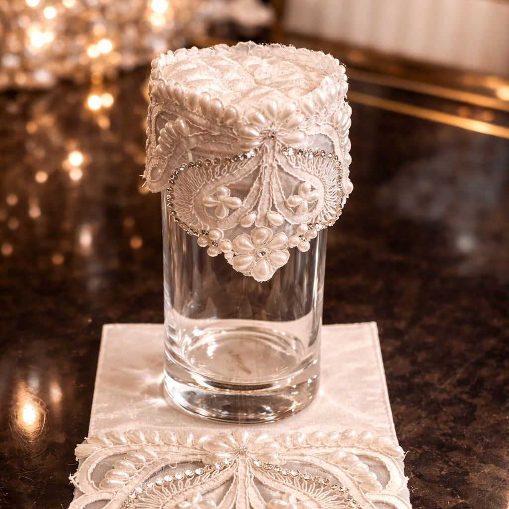 Pearl Crest Glass Lid